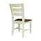 International Concepts Vista Ladderback Chairs, Hickory/Shell, Set of 2 CI79-57P - alternate 6